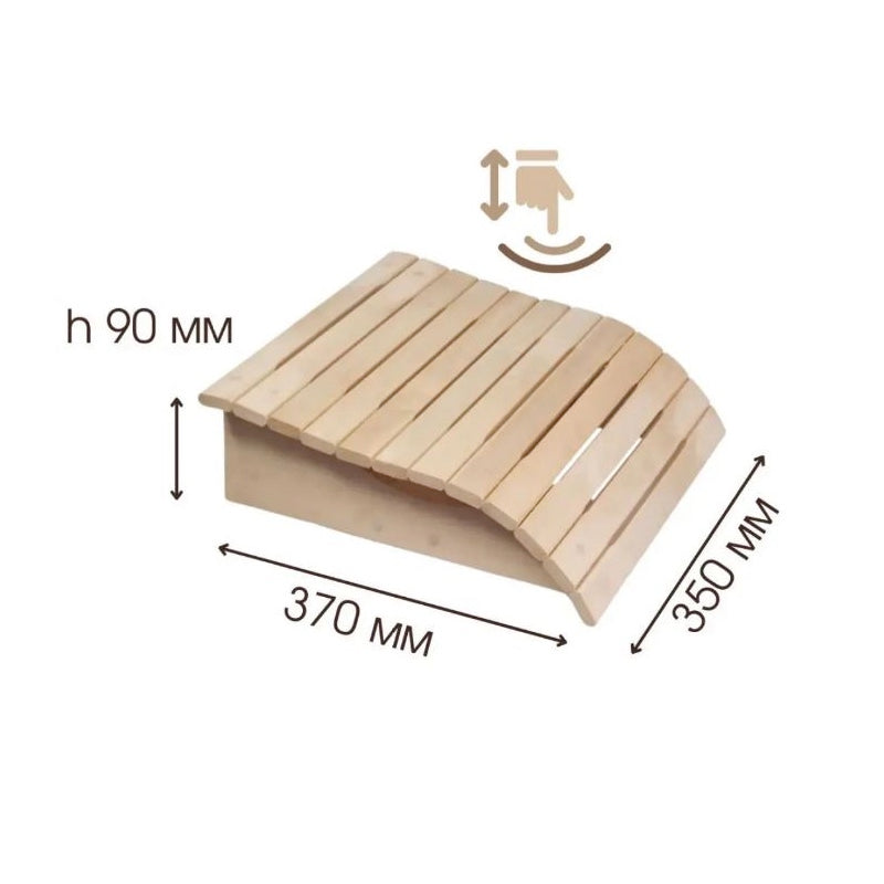 Flexible Sauna-Kopfstütze "soft"