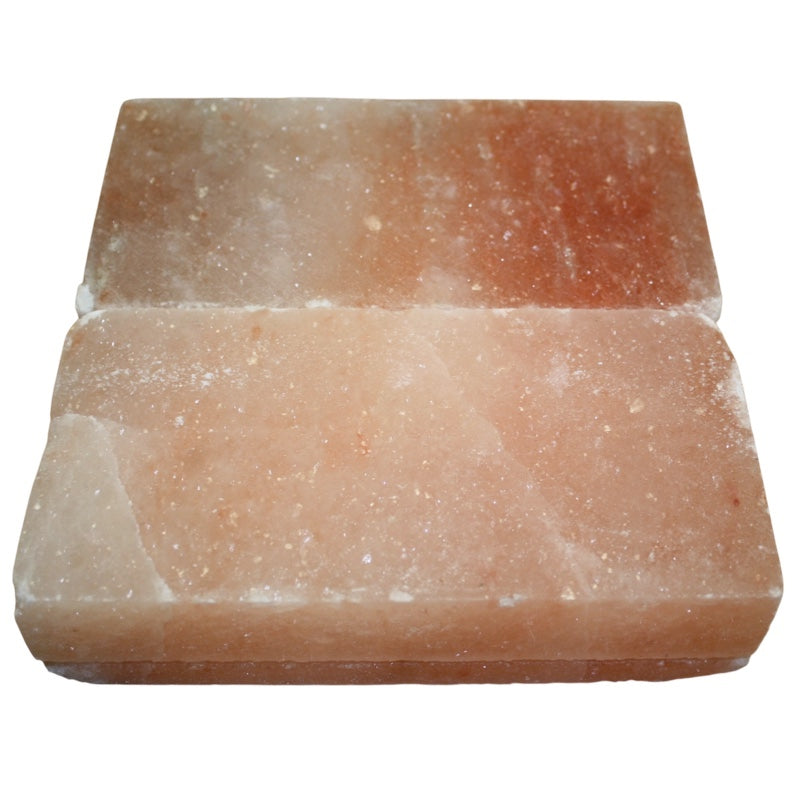 Himalayan Salt Brick 20×10×5 cm – polished with grooves