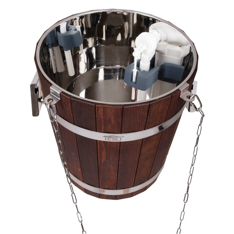 Sauna Schwalldusche Thermoesche | mit Edelstahleinsatz | 20 Liter