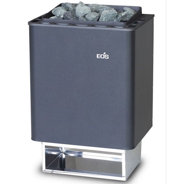 Der Saunaofen EOS Thermat für private Saunakabinen ist ein Wandofen für den klassischen finnischen Betrieb. Aluminium-Druckguss-Abdeckung hochwertige Anthrazit Perleffekt Pulverbeschichtung zeitloses und elegantes Design Die doppelwandige Konstruktion aus Edelstahl sorgt für Stabilität und eine lange Lebensdauer.