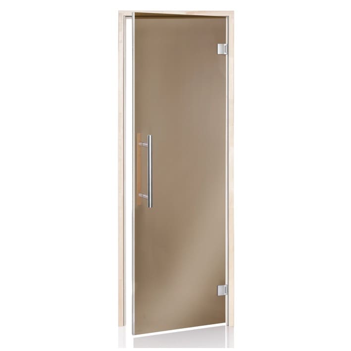 Saunatür "Lux Light" Bronzeglas 7 x 20 B | Magnethalterung