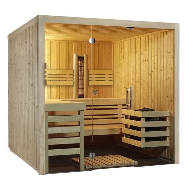 Infrarotsauna Panorama Complete | Hybridsauna | 2 Größen