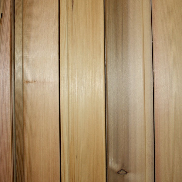 Red Cedar Tongue and Groove Panelling B-Grade 14 x 96 mm | L: 200 to 243 cm | Sauna Wood
