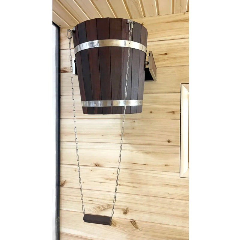 Sauna Schwalldusche Thermoesche | mit Edelstahleinsatz | 20 Liter