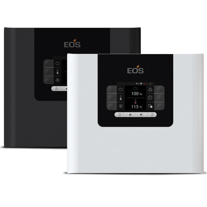 Die perfekte Ergänzung – die Saunasteuerung EOS Compact  Die neue Saunasteuerung EOS Compact bietet ein Plus an Funktionen gepaart mit einem einfachen und übersichtlichen Bedienkonzept.      EOS Compact DC: elektronisches Steuergerät für Finnische (trockene) Sauna. Optimal für anspruchsvolle private und gewerbliche Nutzung. Temperaturregelbereich: 30 °C - 115 °C