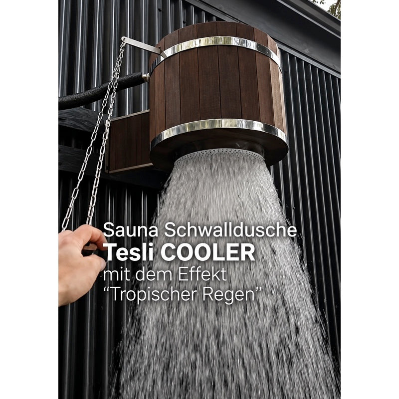 Sauna Schwalldusche "Cooler" | Regendusche | 35 Liter