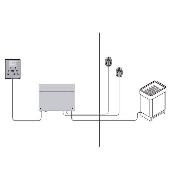 Harvia Xenio CX170 | Saunasteuerung, 17 kW