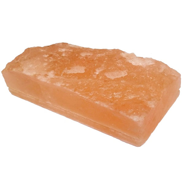 Himalaya Salzziegel 20 x 10 x 5 cm, eine Seite natur mit seitlichen Nuten