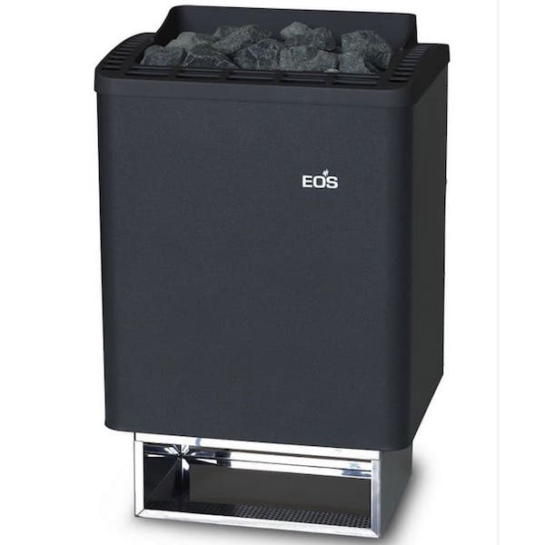 Saunaofen EOS Thermo Tec W  Der EOS Saunaofen für die klassische finnische Sauna zeichnet sich durch die robuste, langlebige Konstruktion aus und passt ideal für moderne, hochwertige Saunaanlagen